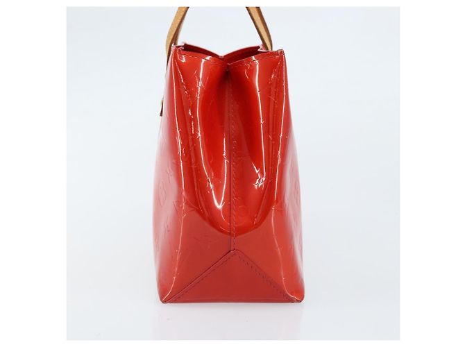 LOUIS VUITTON Monogram Vernis Reade PM Handtasche Rot M91088 LV Auth 173241 - Ansicht 4