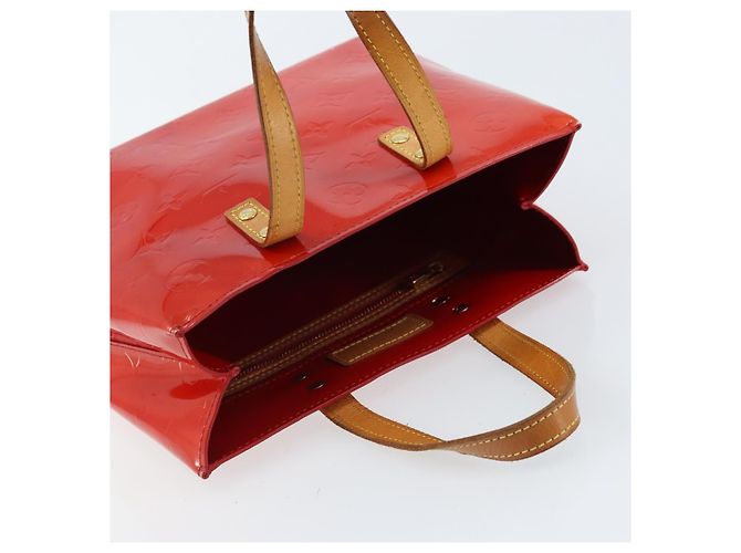 LOUIS VUITTON Monogram Vernis Reade PM Handtasche Rot M91088 LV Auth 173241 - Ansicht 6
