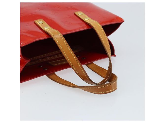 LOUIS VUITTON Monogram Vernis Reade PM Handtasche Rot M91088 LV Auth 173241 - Ansicht 7