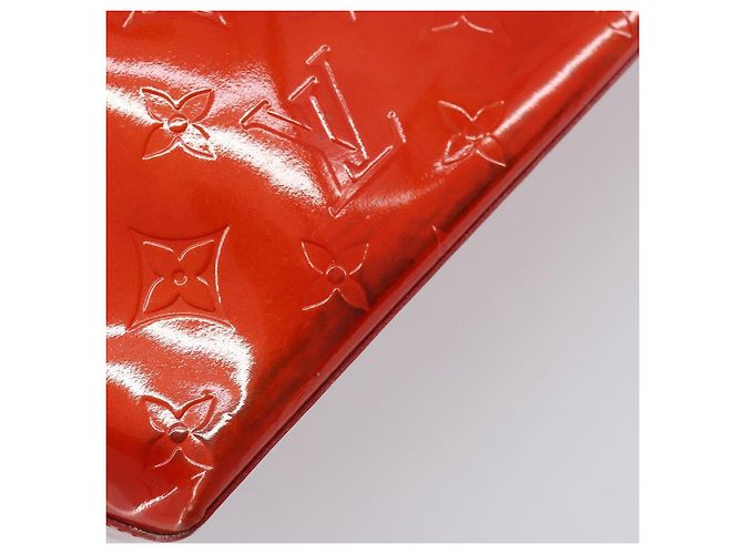 LOUIS VUITTON Monogram Vernis Reade PM Handtasche Rot M91088 LV Auth 173241 - Ansicht 9