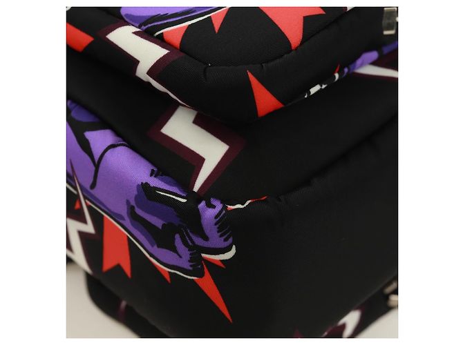 PRADA Collaborazione Universale Studio Borsa Frankenstein Nylon Viola Auth 171848M Argento Porpora - vista 14