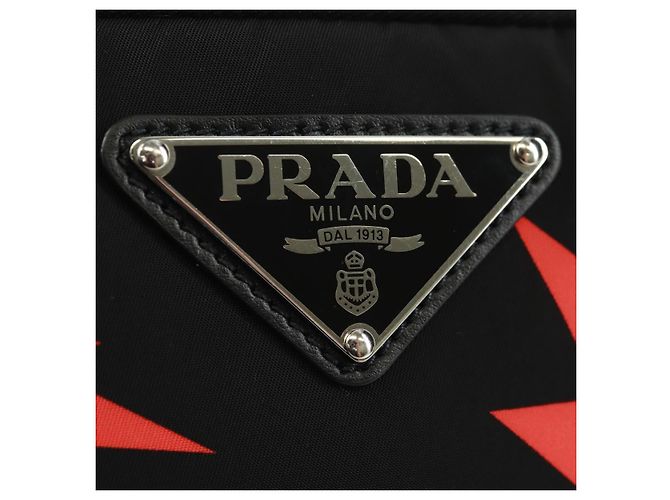 PRADA Collaborazione Universale Studio Borsa Frankenstein Nylon Viola Auth 171848M Argento Porpora - vista 19