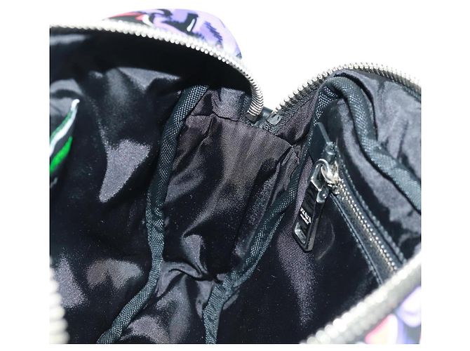 PRADA Collaborazione Universale Studio Borsa Frankenstein Nylon Viola Auth 171848M Argento Porpora - vista 24
