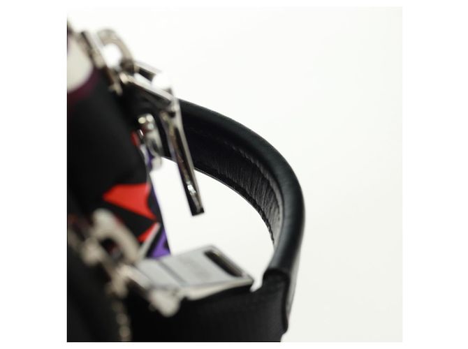 PRADA Collaborazione Universale Studio Borsa Frankenstein Nylon Viola Auth 171848M Argento Porpora - vista 5