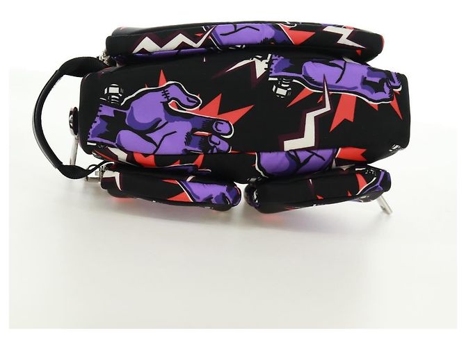 PRADA Collaborazione Universale Studio Borsa Frankenstein Nylon Viola Auth 171848M Argento Porpora - vista 8