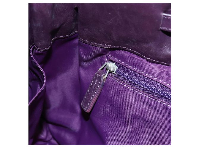 Borsa Canage in nylon viola argento Christian Dior Auth fm5125 Porpora - vista 19