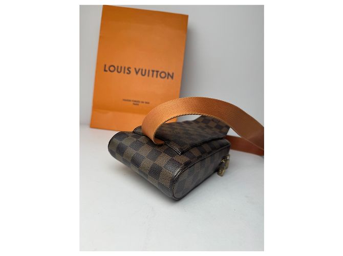 Vintage Louis Vuitton Damier Monogram Bauchtasche braun - Ansicht 11