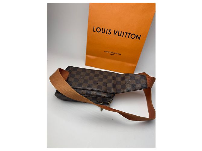 Vintage Louis Vuitton Damier Monogram Bauchtasche braun - Ansicht 9