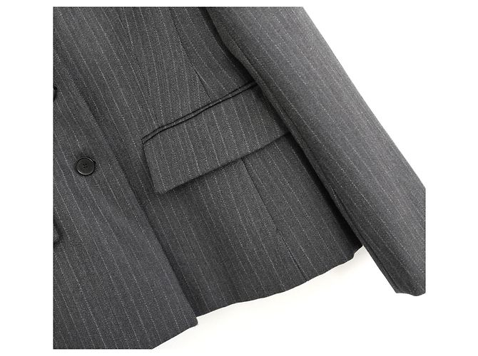 Chaqueta Bar a Rayas Grises Dior Crucero 2023 - vista 2