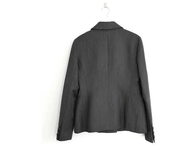 Chaqueta Bar a Rayas Grises Dior Crucero 2023 - vista 4