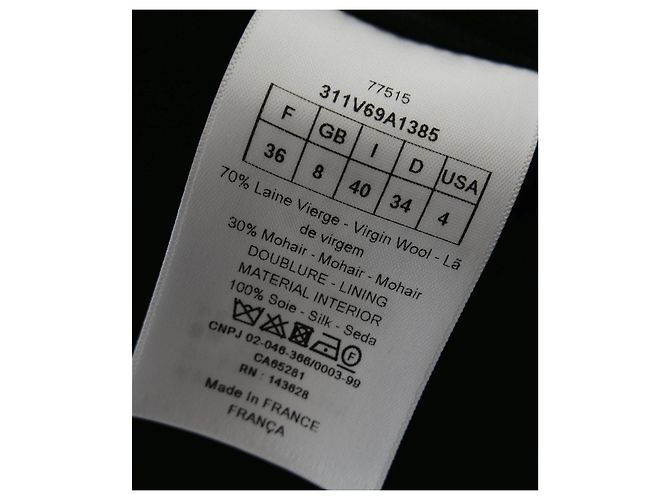 Chaqueta Bar a Rayas Grises Dior Crucero 2023 - vista 8