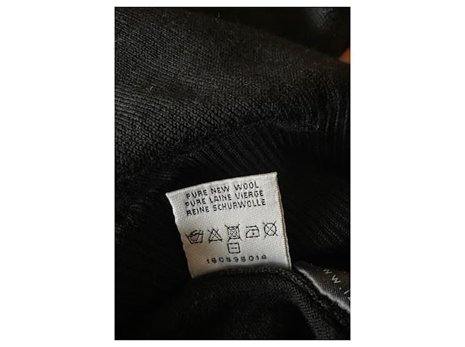 Autre Marque IZAC Rollkragenpullover aus extrafeiner Merinowolle ✨ Schwarz - Ansicht 7