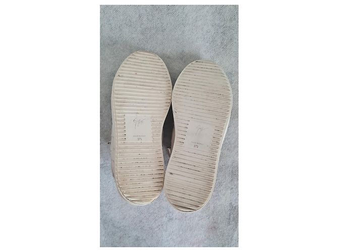 Giuseppe Zanotti Sneakers aus Kroko-Leder Weiß - Ansicht 7