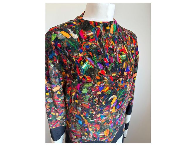 Dries Van Noten Samtkleid Mehrfarben - Ansicht 12