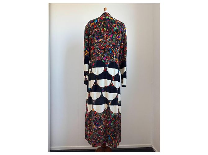 Dries Van Noten Samtkleid Mehrfarben - Ansicht 6