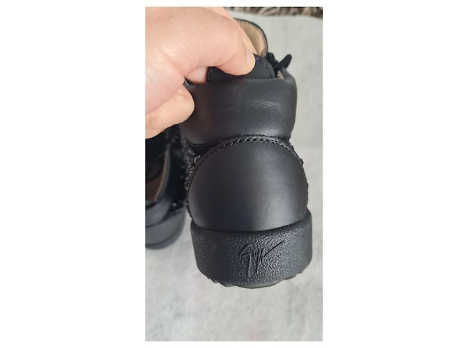 Sneakers Giuseppe Zanotti Doris in pelle nera Nero - vista 5