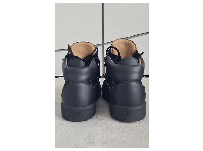 Sneakers Giuseppe Zanotti Doris in pelle nera Nero - vista 6