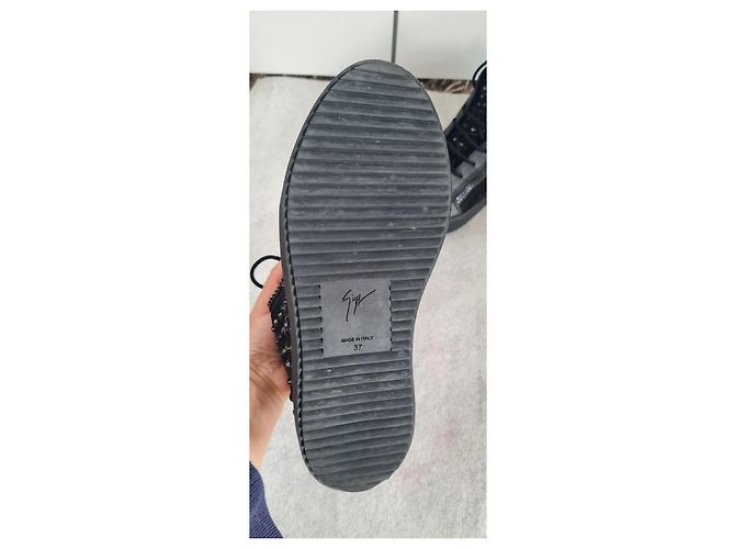 Sneakers Giuseppe Zanotti Doris in pelle nera Nero - vista 8