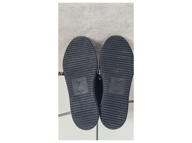 Sneakers Giuseppe Zanotti Doris in pelle nera Nero - vista 9