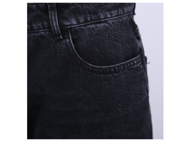 Pantalones de mezclilla negros con flecos de lentejuelas CHANEL - vista 9