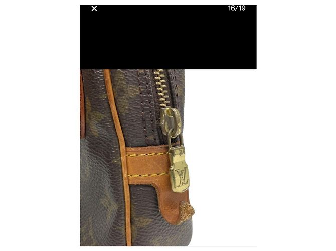 Louis Vuitton - Pochette Marly Monogram - Borsa a Spalla Caramello - vista 4