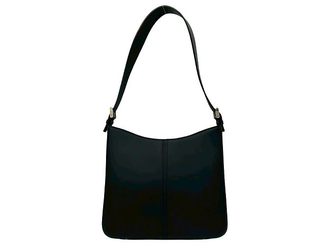 Burberry Nova Check Leder Schultertasche Schwarz - Ansicht 3