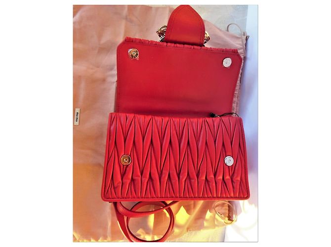 Miu Miu Originale! Nuova! borsa in pelle e cristalli! Bordò - vista 5