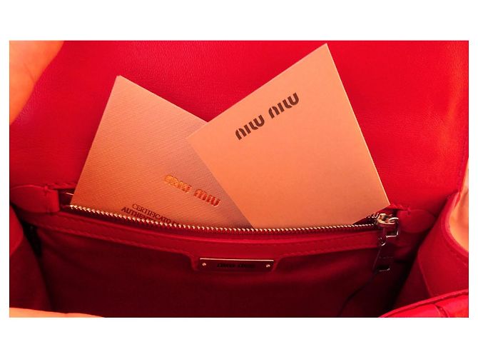 Miu Miu Originale! Nuova! borsa in pelle e cristalli! Bordò - vista 6