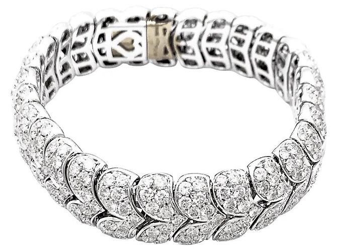 Autre Marque Bracciale Arfan, oro bianco e diamanti. - vista 4