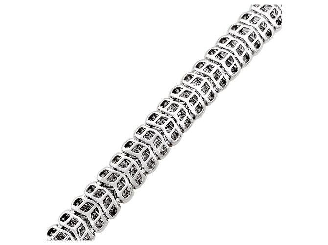 Autre Marque Bracciale Arfan, oro bianco e diamanti. - vista 6