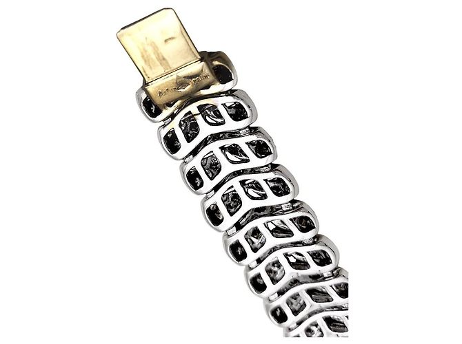 Autre Marque Bracciale Arfan, oro bianco e diamanti. - vista 7