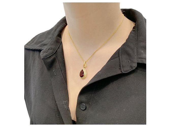 H Stern Collana H.Stern, oro giallo, citrino e diamanti. - vista 7