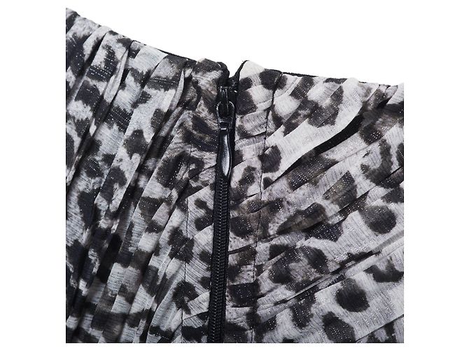 Autre Marque Vestido de cóctel gris de un hombro con drapeado Redemption Castaño - vista 4