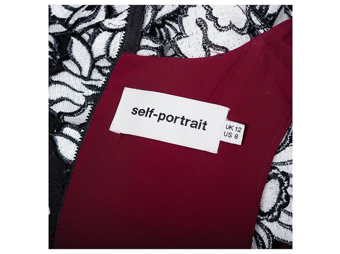 Self portrait Mini-Kleid mit Spitzenmuster von Self-Portrait Mehrfarben - Ansicht 8