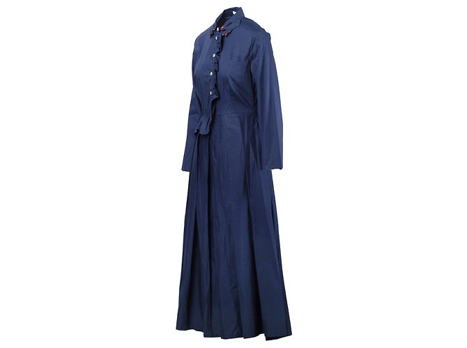 Autre Marque Vivetta Navy Blau Langarmkleid - Ansicht 2