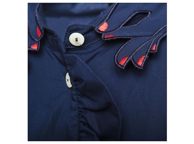 Autre Marque Vivetta Navy Blau Langarmkleid - Ansicht 5