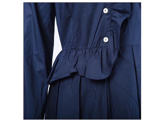 Autre Marque Vivetta Navy Blau Langarmkleid - Ansicht 6