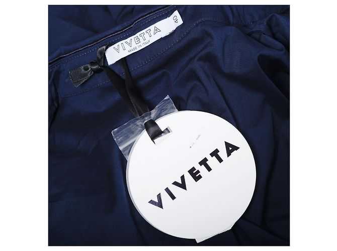 Autre Marque Vivetta Navy Blau Langarmkleid - Ansicht 9