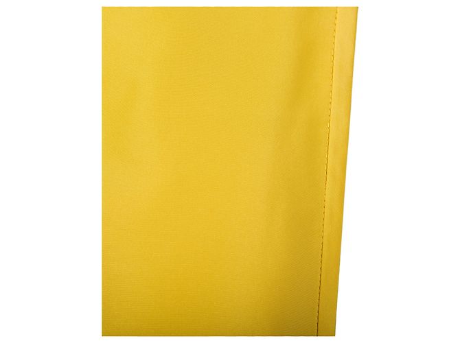 Vestido Amarillo Rochas con Detalle de Espalda Abierta - vista 5