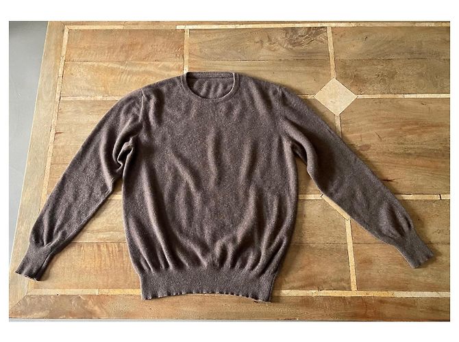 100% Kaschmir Schokoladenbraun Massimo Dutti Limited Edition Größe XL - Ansicht 2
