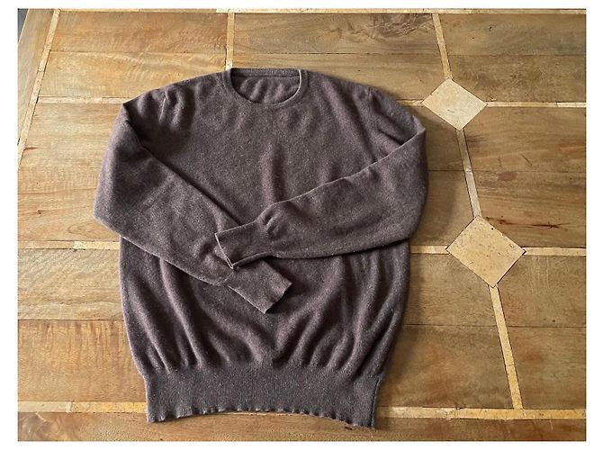 100% Kaschmir Schokoladenbraun Massimo Dutti Limited Edition Größe XL - Ansicht 3