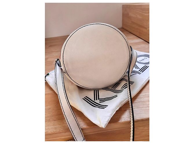 Sac seau en cuir blanc Kenzo - vue 5
