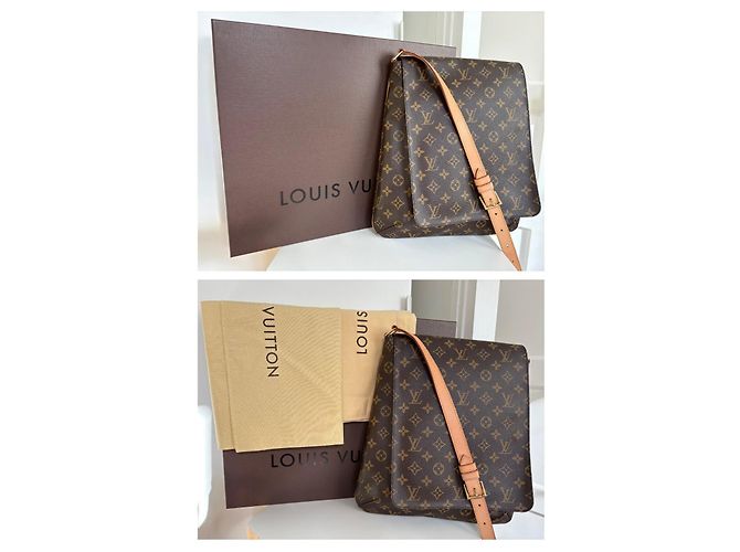 Louis Vuitton - Musette Salsa Marrone scuro - vista 11