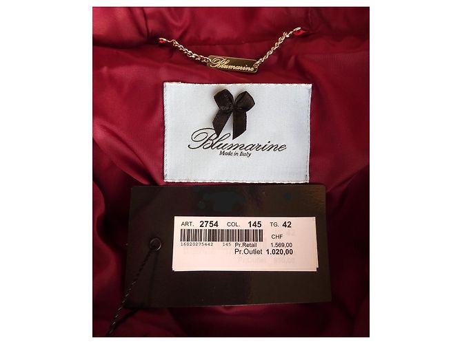 Blumarine beautiful and comfortable down jacket size 42IT  NEW! Multiple colors - view 2