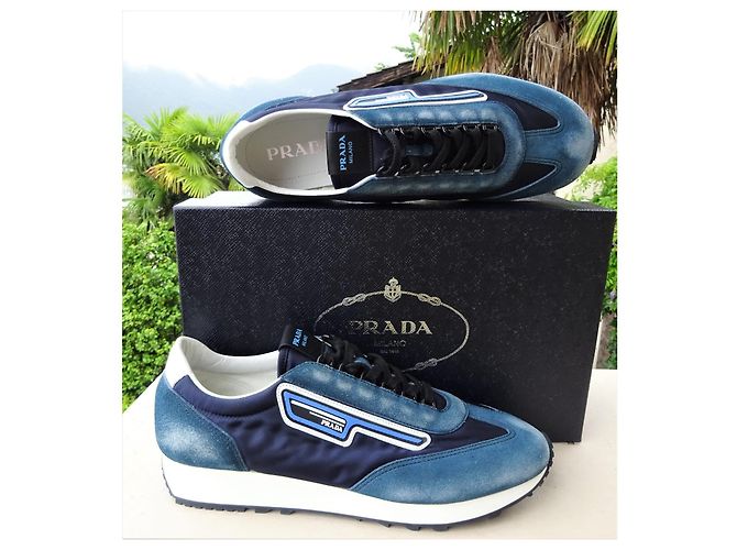 Prada Originali! Nuovi! sneakers uomo n.9,5 (43,5) Multicolore - vista 3