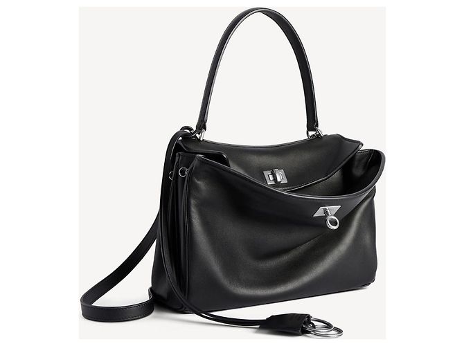 Balenciaga BORSA RODEO PICCOLA DI DONNA IN NERO - vista 3