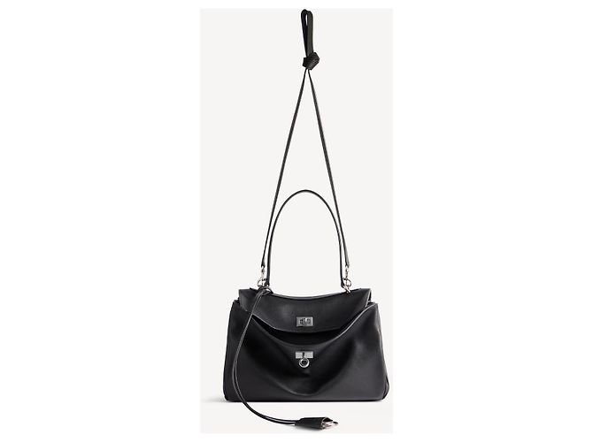 Balenciaga BORSA RODEO PICCOLA DI DONNA IN NERO - vista 4