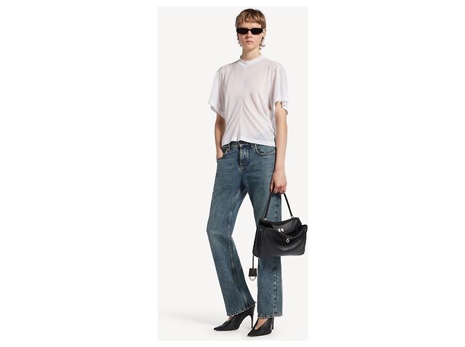 Balenciaga BORSA RODEO PICCOLA DI DONNA IN NERO - vista 5
