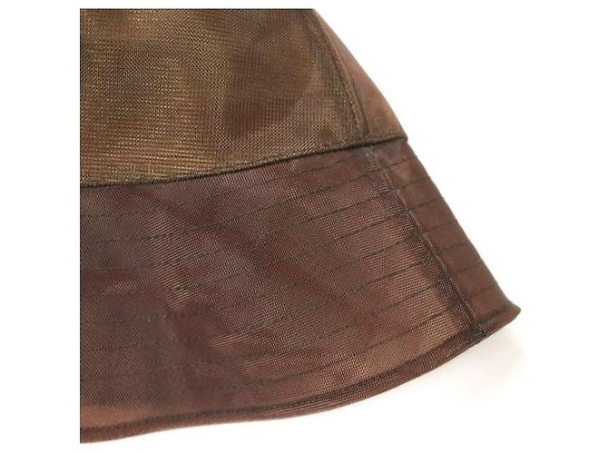 Autre Marque Limitierte Nylon Bucket Hat La Maison de Lyllis × ADAM ET ROPE GRASS POTHAT Braun - Ansicht 4