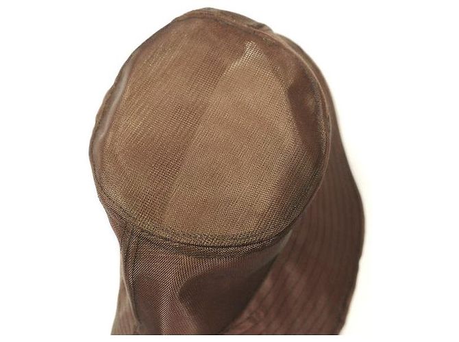 Autre Marque Limitierte Nylon Bucket Hat La Maison de Lyllis × ADAM ET ROPE GRASS POTHAT Braun - Ansicht 5